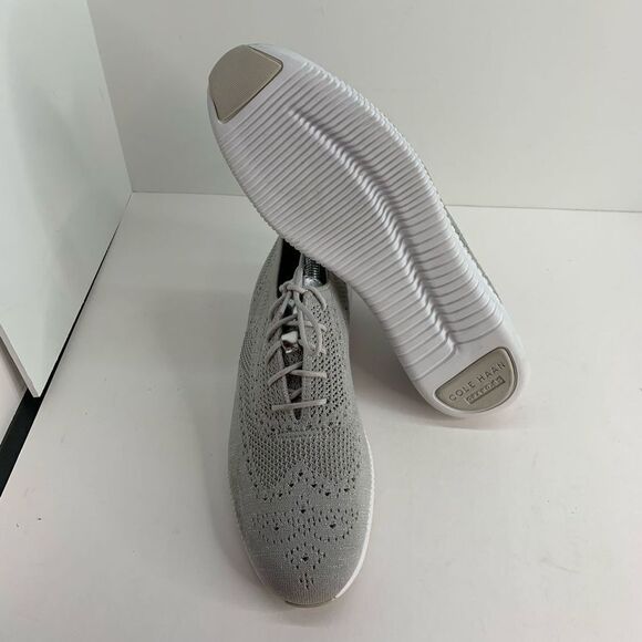 Cole Haan Women's‎ US 10.5  B Zerogrand Wingtip Stitchlite Oxford Sneakers Grey - Picture 9 of 10